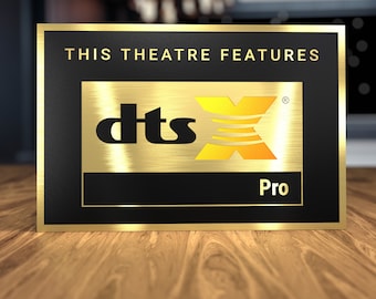 DTS X Pro Home Theater Sign