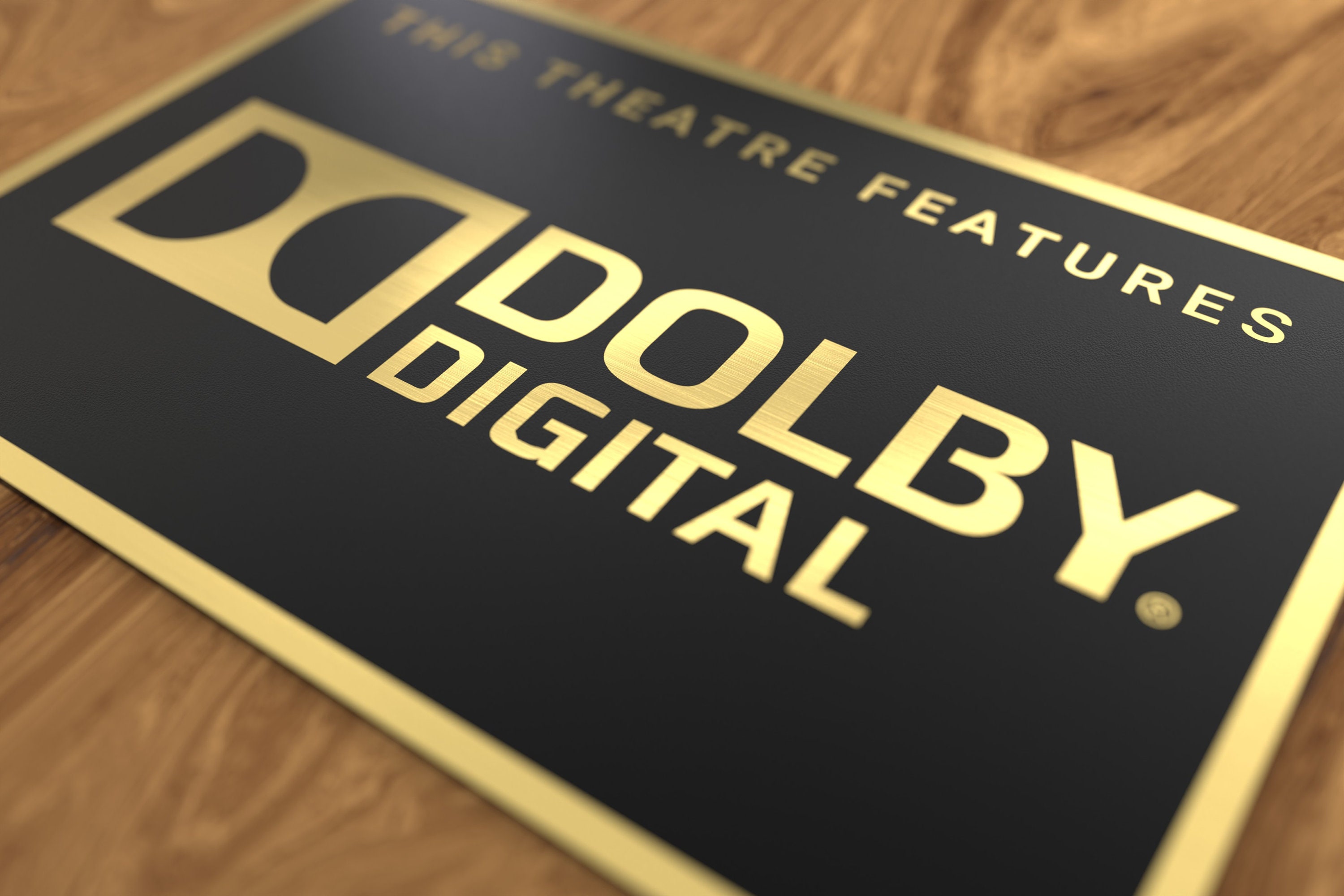 ドルビーデジタル　看板ロゴプレート　5枚セット Yahoo!オークション - 非売品 DOLBY DIGITAL ロゴプレート