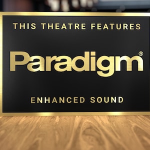 Paradigm Heimkino Zeichen