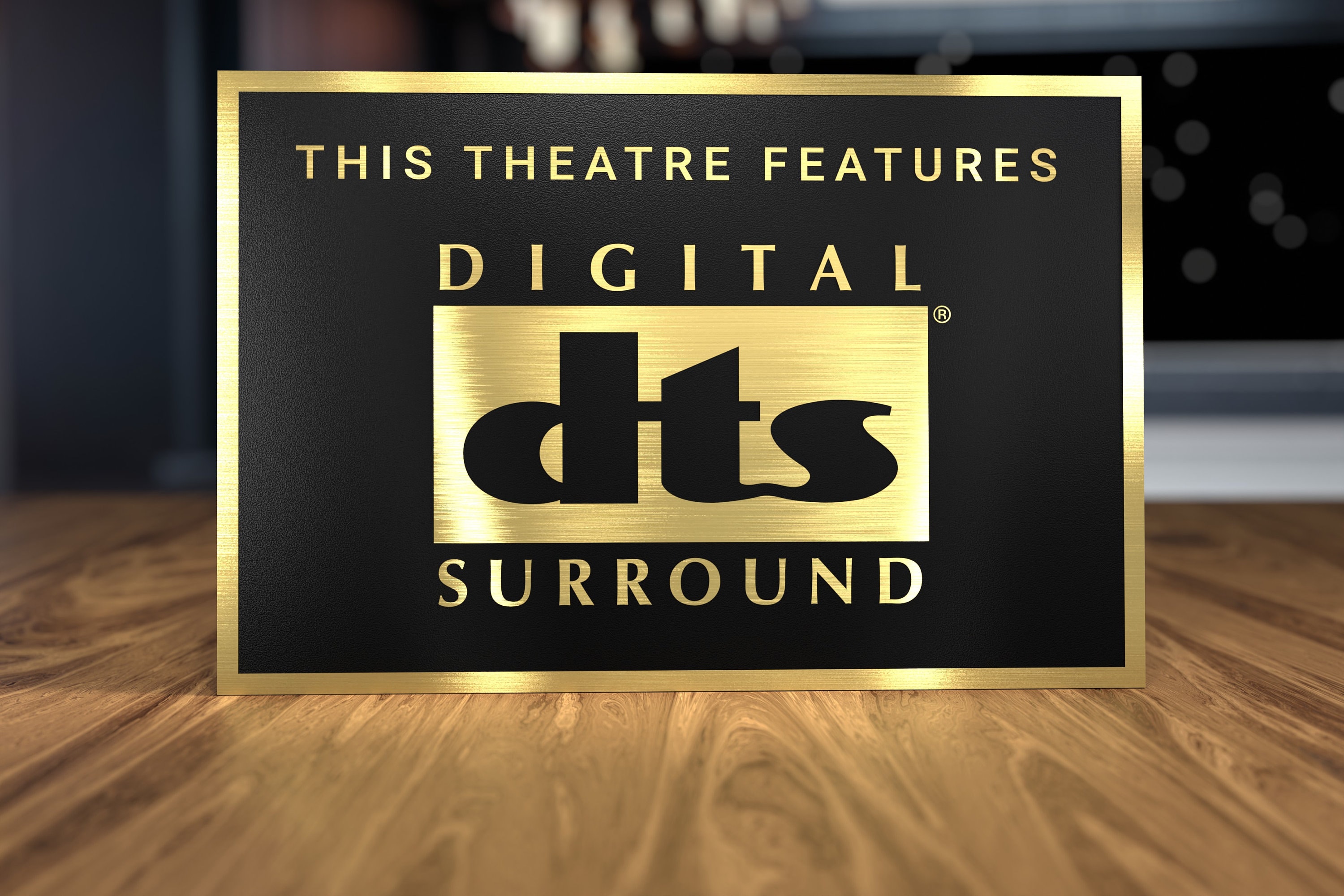 DTS Digital Surround Home Theater Sign Etsy