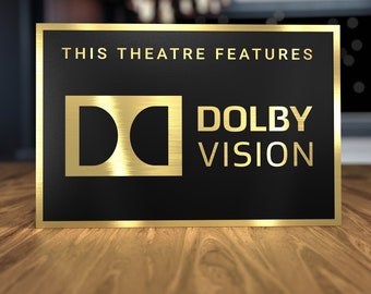 Dolby Vision Home Theater Sign