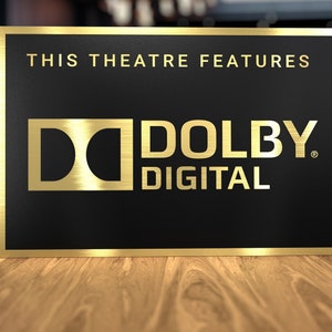 Dolby Digital New Home Theater Sign