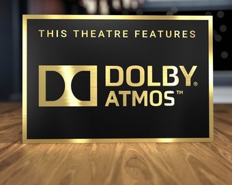 Dolby Atmos Home Theater Sign