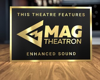 MAG Theatron Home Theater Sign