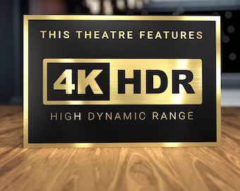 4K HDR Heimkino Zeichen