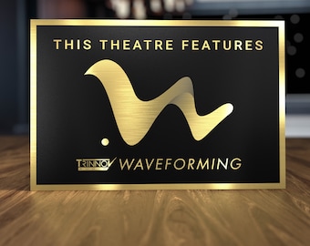 Trinnov Waveforming Home Theater Sign