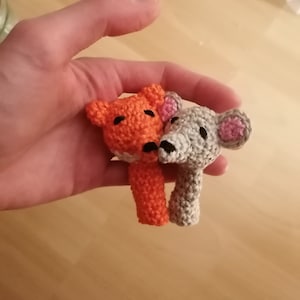 Capuchon de stylo crocheté comme animal pour le cartable pour la rentrée scolaire comme cadeau