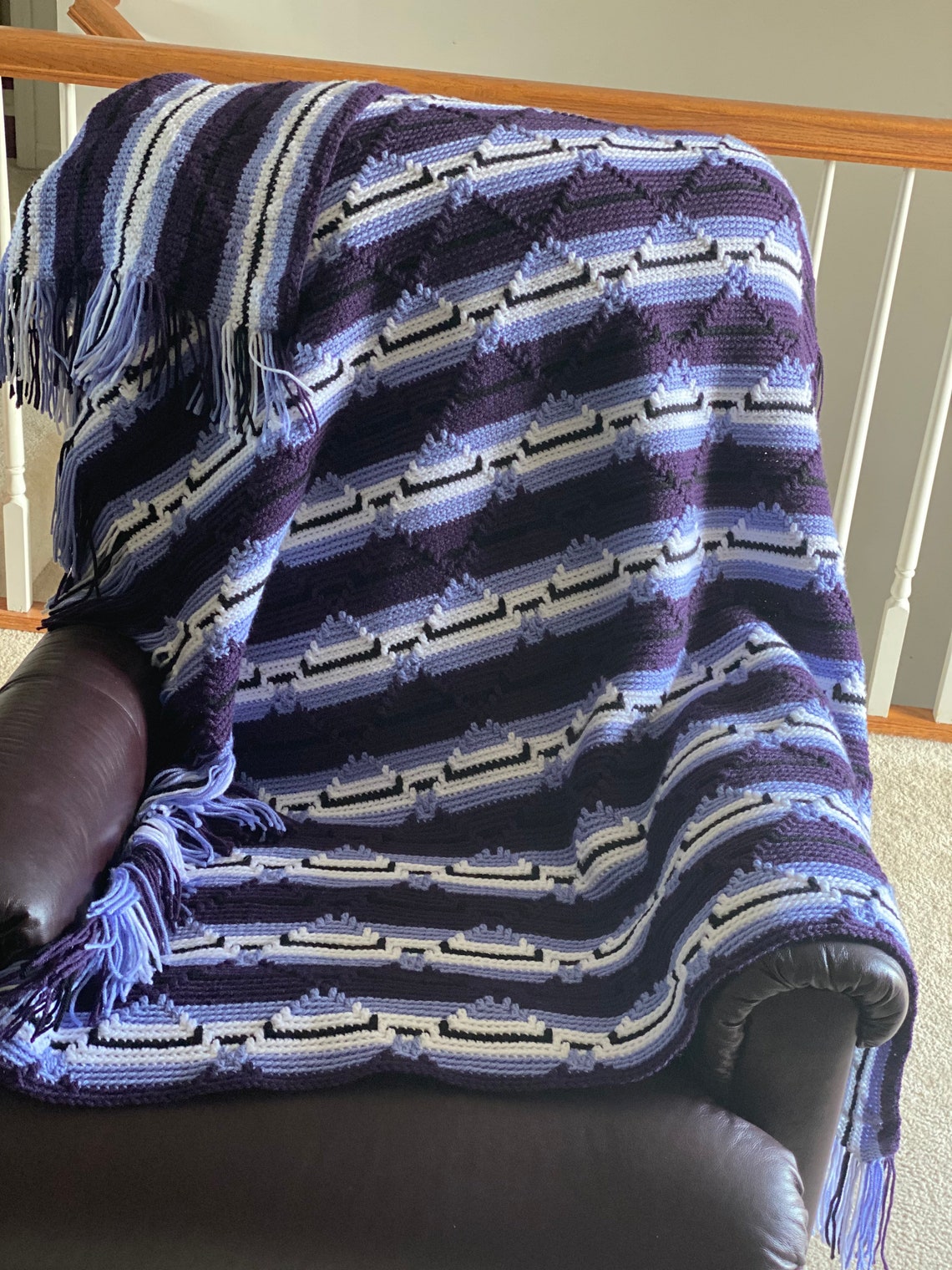 Navajo Style Diamond Afghan Blanket - Etsy