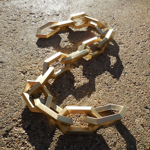 Chain Links - PDF SVG DIY Papercraft pattern for 2 sizes of chain