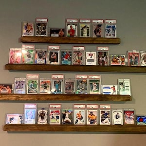 Sportkaart display wandplank