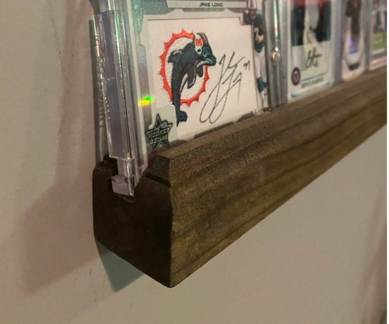 Sports Card Display Wall Shelf Etsy