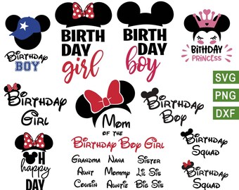 Download Disney Birthday Svg Etsy