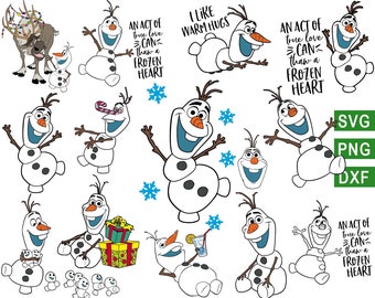 Download Olaf Christmas Svg Etsy