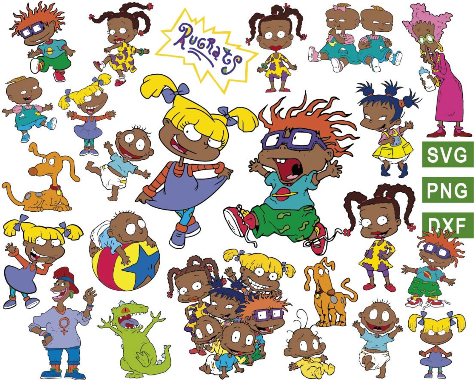 Download African Rugrats svg bundle Tommy Chuckie Finster Rugrats | Etsy