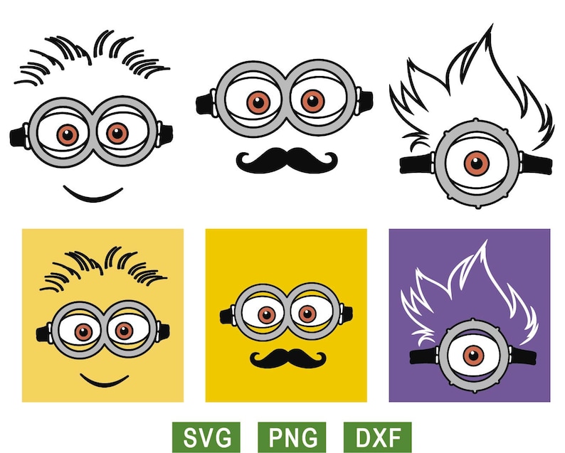 minion eyes svg