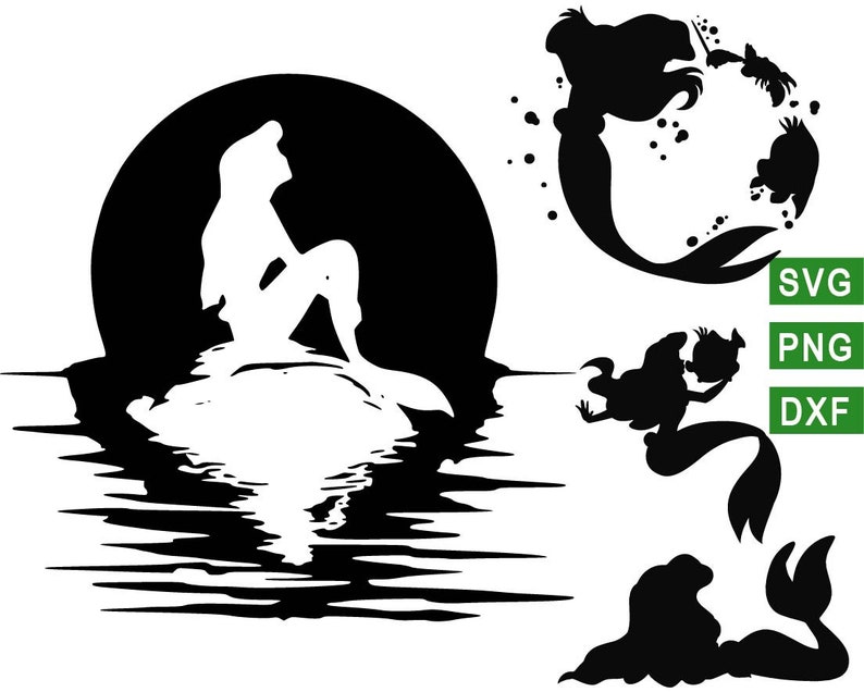 Download Ariel Svg Cut File Disney Princess Svg Disney Svg Little Mermaid Svg Silhouette Mermaid Cricut Little Mermaid Silhouette Svg Dxf Png Art Collectibles Prints Kromasol Com