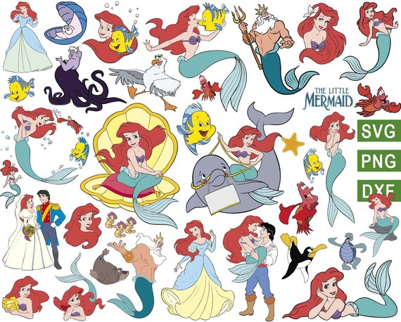 Free Free Little Mermaid Ariel Svg 228 SVG PNG EPS DXF File