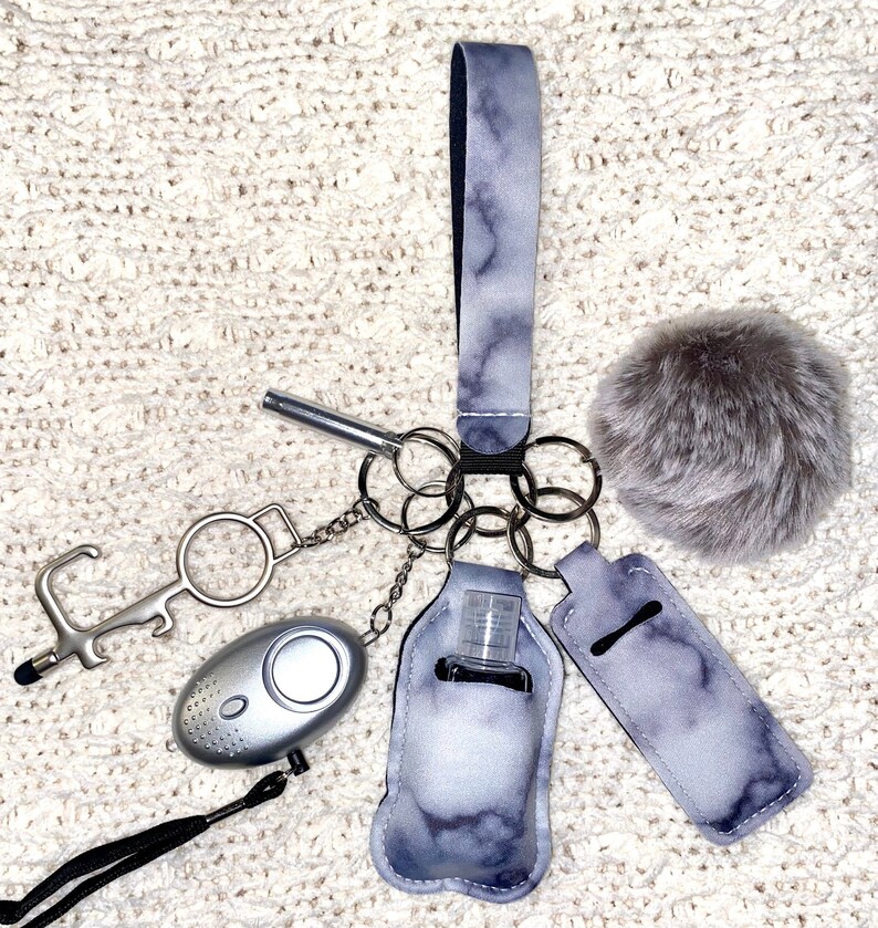 Safety Keychain Keychain for women Protection Keychain Cute Etsy