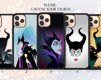 تقديم قياس Maleficent Case | Etsy coque iphone 12 Maleficent Vogue