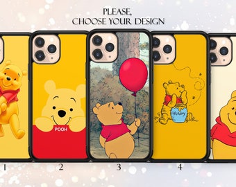 Disney iPhone 13 14 15 case Winnie the Pooh Galaxy S23 case iPhone 11 12 case Galaxy Note 7 case Galaxy S8 case SE Google Pixel 6 7 iPhone 8