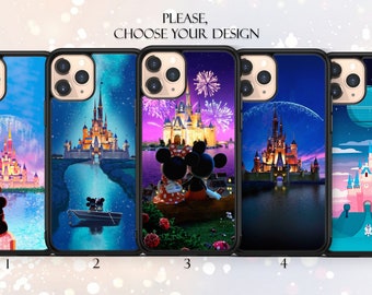 Disney Castle iPhone 14 15 Pro case Mickey Mouse Galaxy S23 case iPhone 12 11 case Google Pixel 6 7 case SE Galaxy S9 case iPhone 13 case