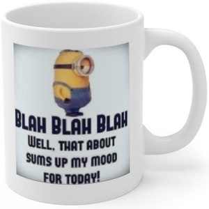 funny minion mug costume movie mug gift funny coffee tea mug cup gift for friend gift for woman man