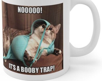 funny cat coffee mug tea cup funny animal gift for friend gift for woman gift for man