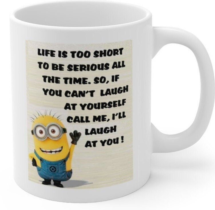Funny Minion Mug Gift for Friend Gift for Her for Him Funny - Etsy UK Funny Minion Mug Gift for Friend Gift for Her for Him Funny - Etsy UK