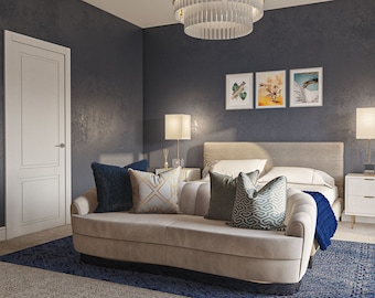 Interior Design- Rendering with Floor Plan