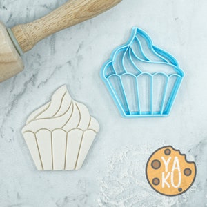 Cupcake Cookie Cutter or Fondant Cutter and Clay Cutter | Food