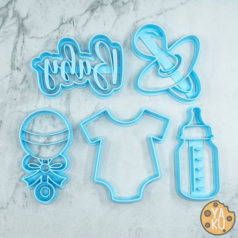 Baby Shower Cookie Cutter Set or Fondant Cutter and Clay Etsy