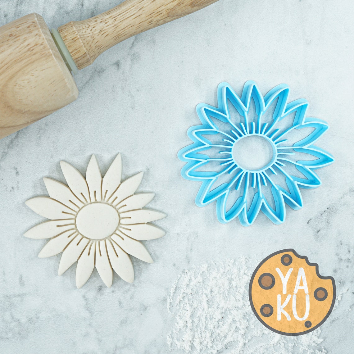 Sunflower Cookie Cutter or Fondant Cutter and Clay Cutter Etsy