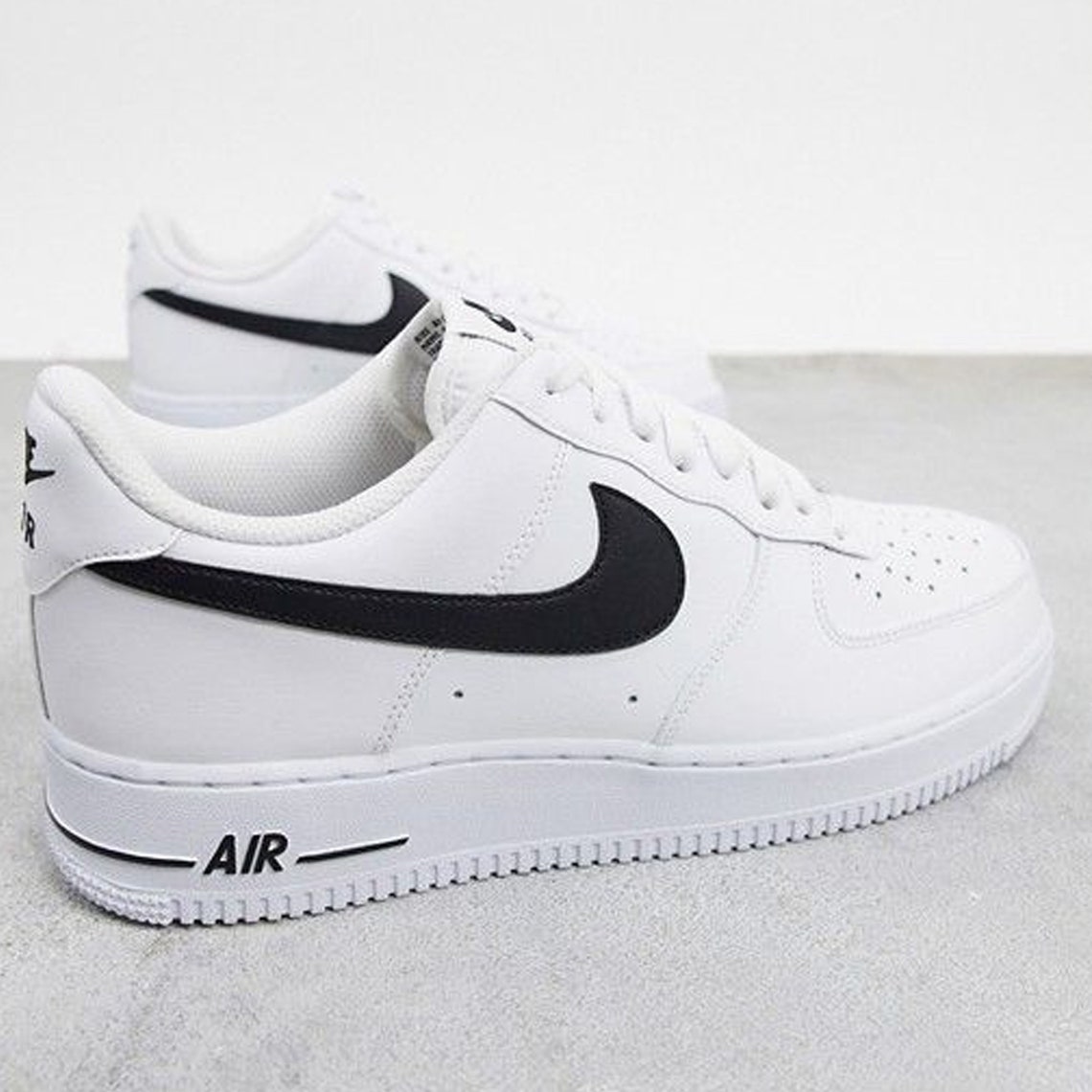 Baby Black Air Force 1 Low Custom Shoe Pretty AF1 Hand Paint | Etsy