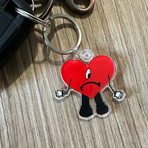 Bad Bunny Keychain | Un Verano Sin Ti | Bebesota | Heart |