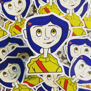 Coraline Sticker | Waterproof Sticker | Hydroflask Sticker | Halloween | Spooky