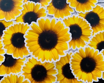 Sunflower Sticker | Flower | Daisy | Spring | Hydroflask Sticker | Waterproof Sticker | Post Malone | Posty | Yellow