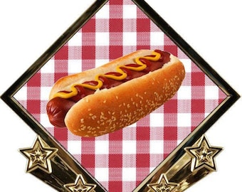 Trophée logo hot-dog