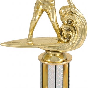 ハワイアン　ハワイ　サーフ　サーフィン　トロフィー　ビンテージ　アンティーク Surfing Trophy - Etsy