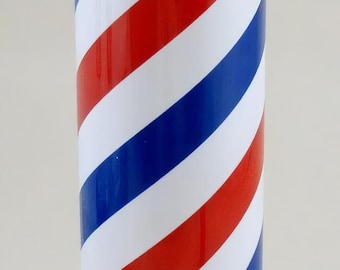 Trophée à colonne Barbershop de 15,24 cm (6 po.) sur base ronde noire