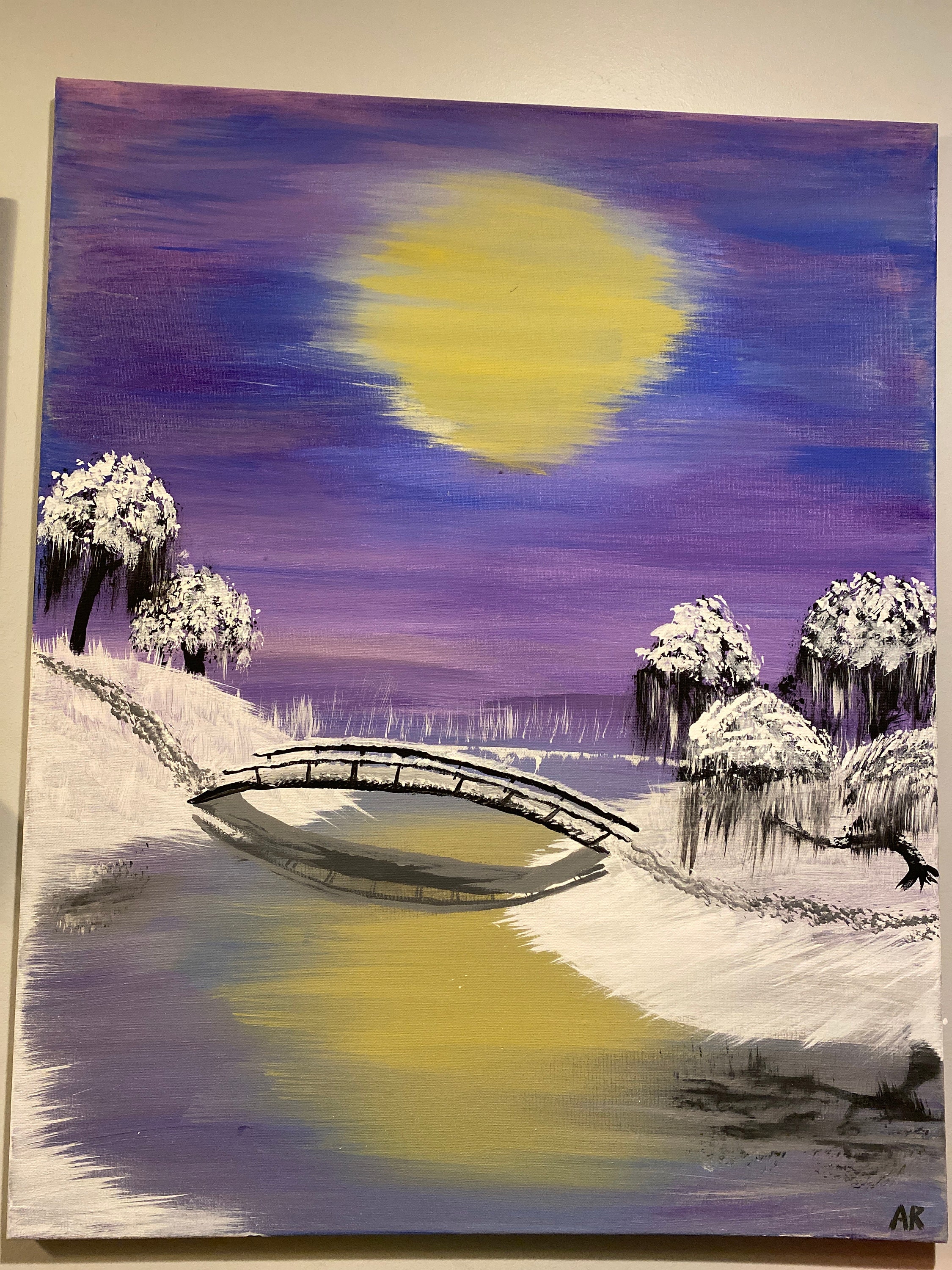 Calm Beautiful Peaceful Painting Etsy