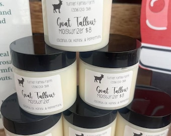 All natural goat tallow moisturizer