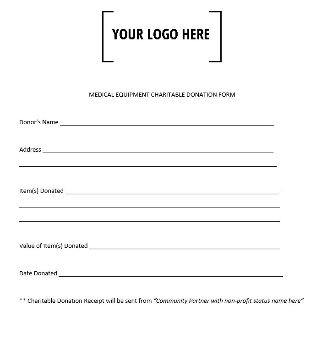 Durable Medical Equipment Loan Program Charitable Donation Etsy