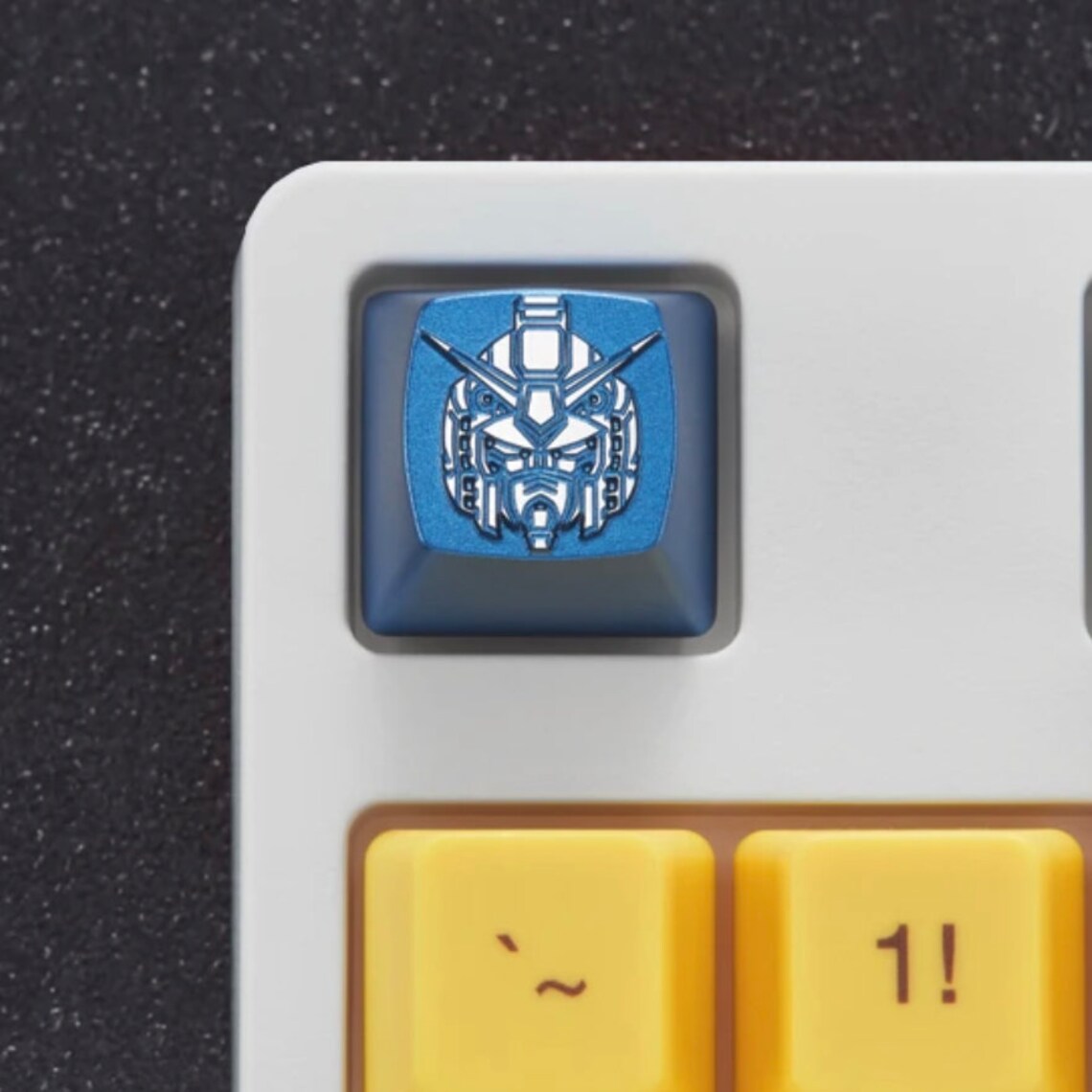 Aluminum Gundam Keycap Etsy