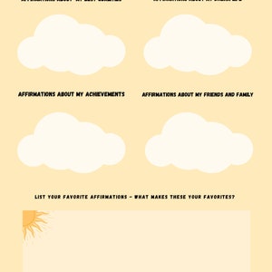 Write Your Own Affirmations Positive Activity Positive | Etsy