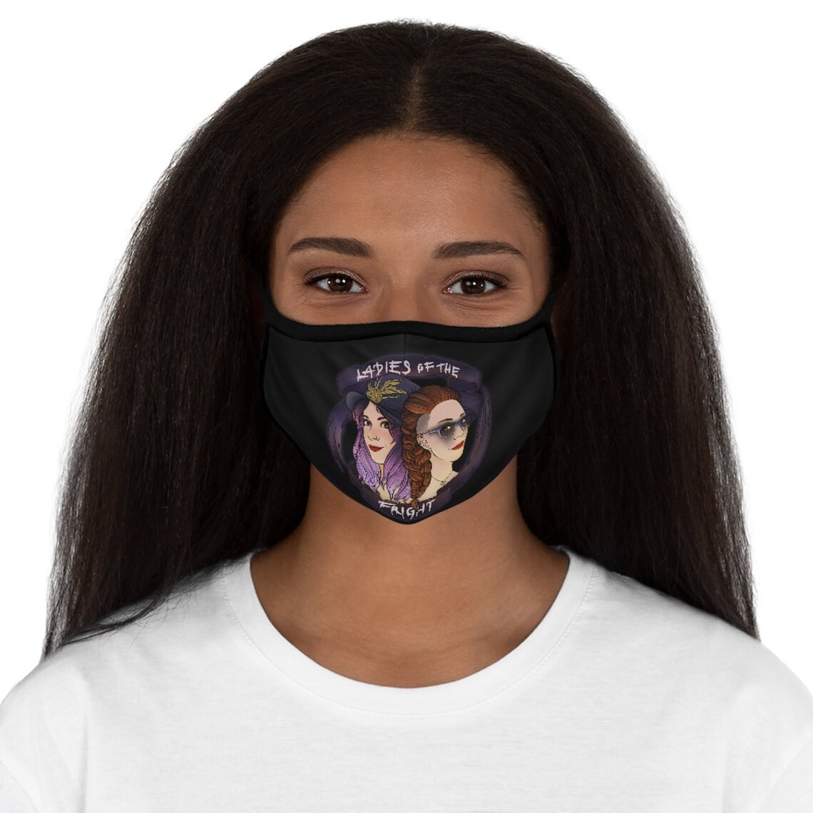 LOTF Fitted Polyester Face Mask Etsy
