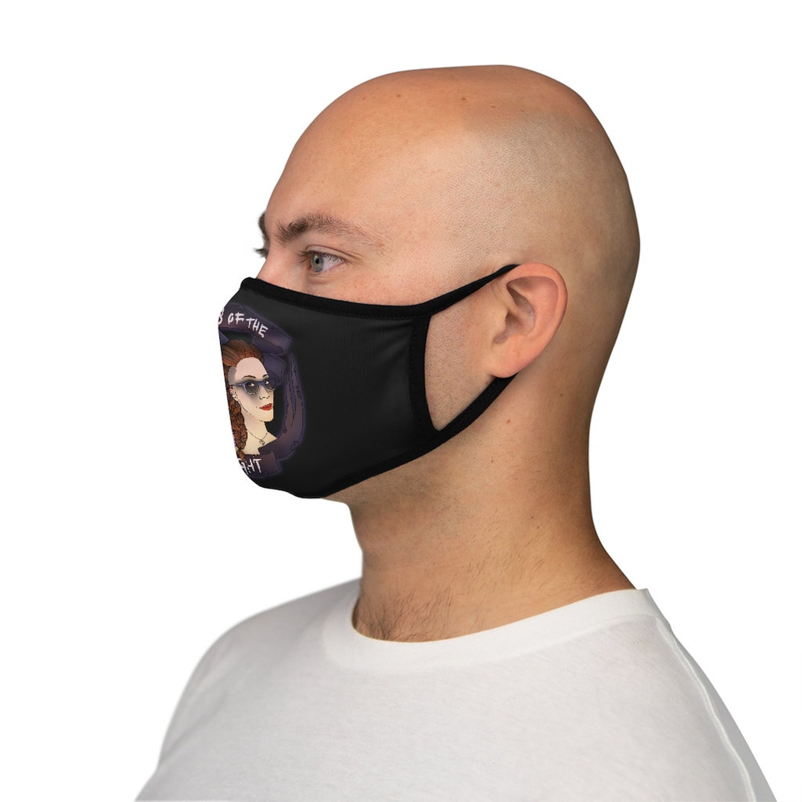 LOTF Fitted Polyester Face Mask Etsy