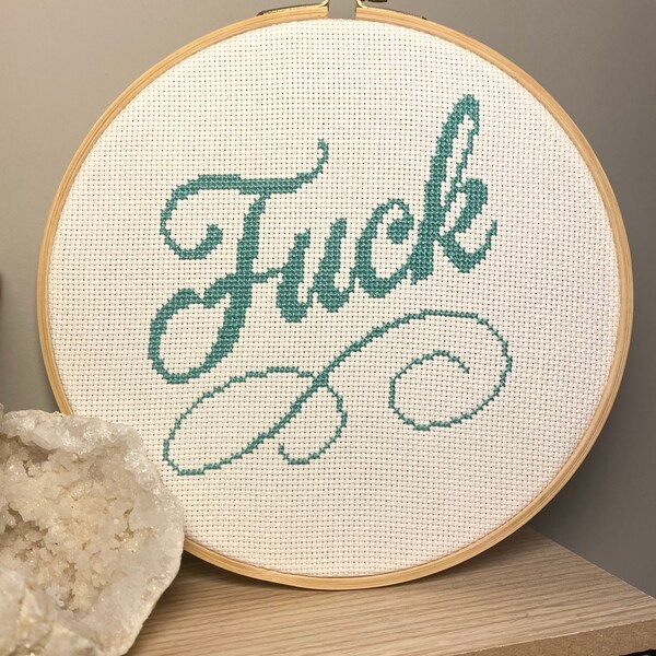 Vulgar Cross Stitch Etsy