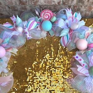 Christmas Candyland Garland, Ice Cream Garland, Donut Christmas Garland, Fireplace Decor,  Christmas Decor, Mantle Decor, Staircase Decor