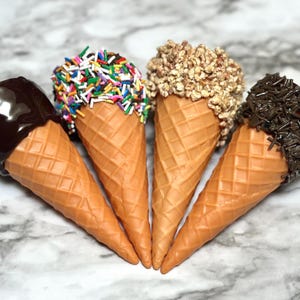 Fake Icecream Cone, Faux Lifesize Waffle Cone, Fake Bake
