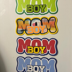 Junge Mama Scrapbook Titel handgemachtes Papier gestanzt
